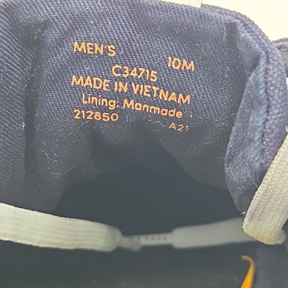 Cole Haan GrandPrø Rally Canvas Court Marine Blue/White Sneaker Men Size 10 EUC - Picture 9 of 9